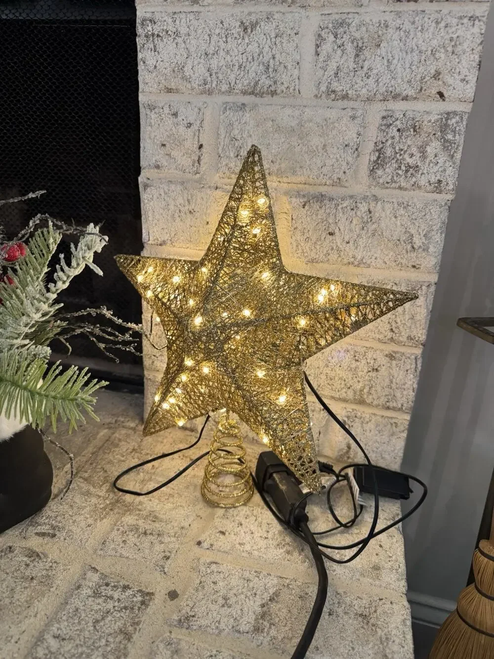 Christmas Tree Star Lighted Topper